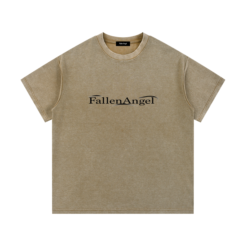 Mineral Wash Waffle Knit T-Shirt